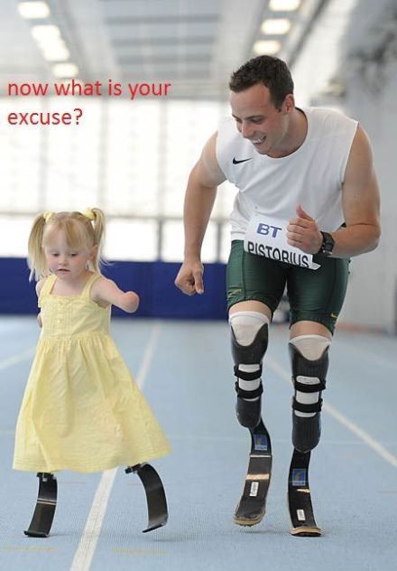 Now what's your excuse?