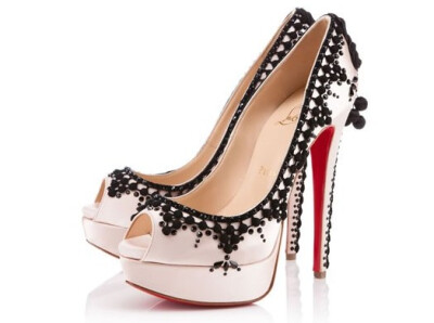 Christian Louboutin [Torero] Nude Satin Heel Height: 150mm