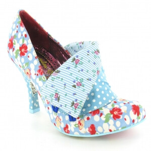 IRREGULAR CHOICE FLICK FLACK COURT SHOES - BLUE, WHITE & RED 我的天，这鞋简直就是艺术品！