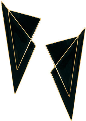 Asos Triangle Stud Earrings