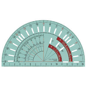 日本可乐量角器 分度器 分度尺 57-563 DIY手工工具