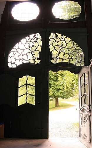 door: Open Air Museum Detmold from inside by hilda