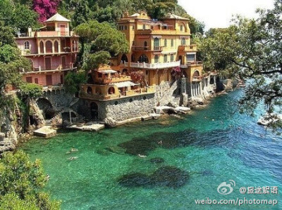 意大利portofino，喜欢这样宁静的生活。