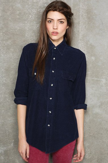 Vintage Renewal Pinwell Cord Shirt