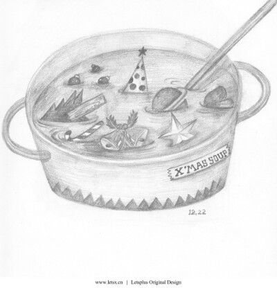 查看《南瓜铅笔小画》原图，原图尺寸：500x520