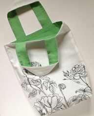 DIY: botanic sketches tote bag