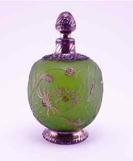 c1900 Galle Cameo Glass Perfume Bottle