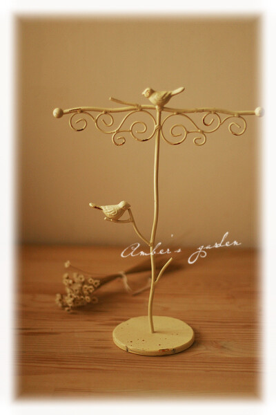  ZAKKA。复古。经典。锈感。小鸟。首饰架