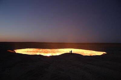 【PP熊大宝】地狱之门——土库曼斯坦达尔瓦扎天然气天坑。