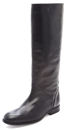 Jil Sander Navy Knee High Boots