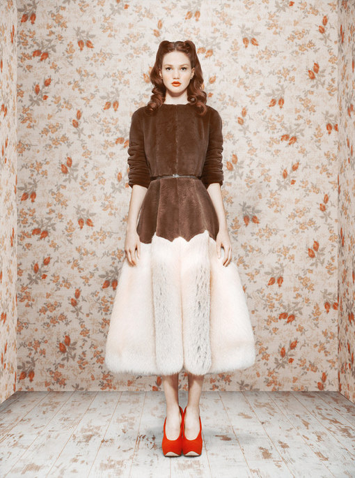 Ulyana Sergeenko’s debut AW 2011-12 Collection系列