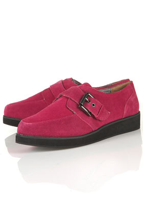 MONO Pink Suede Monk Shoes