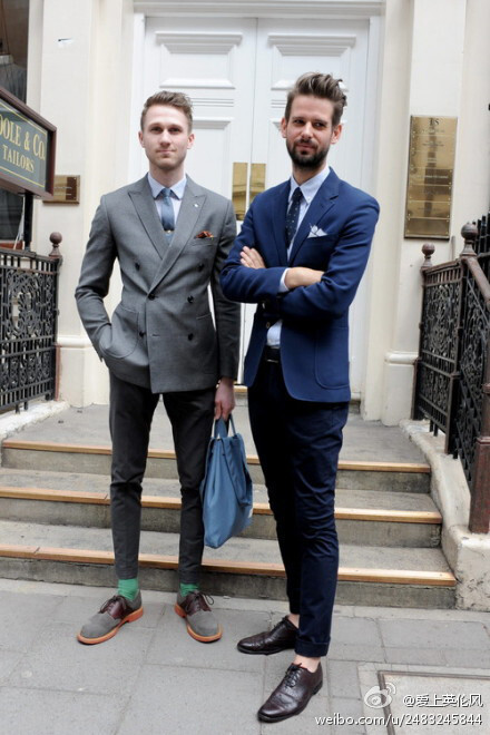 穿西装的高个男，相当有杀伤力~~