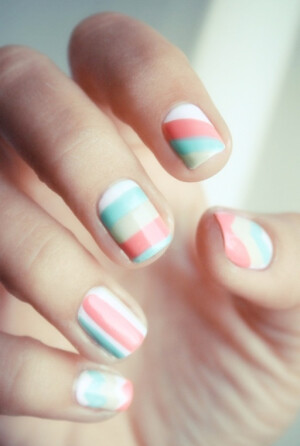 美甲图集之清新简洁篇