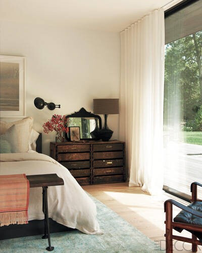 Bedroom window -- Calderone’s House // ELLE DECOR