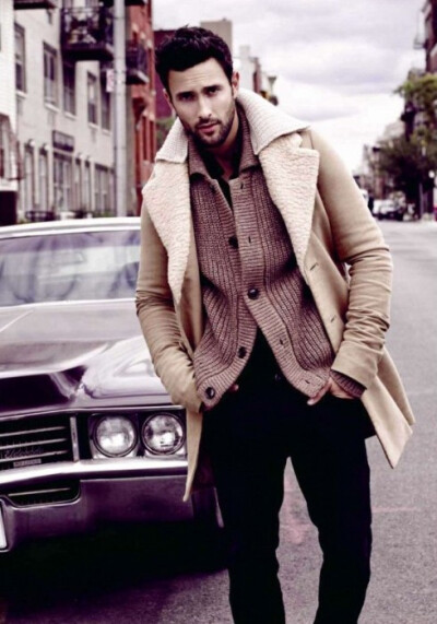 Noah Mills . GQ France . December 2010