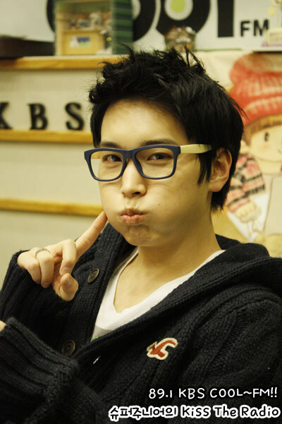 super junior 晟敏 kiss the radio 可爱死~