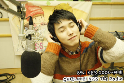 super junior 晟敏 完全可爱~ kiss the radio