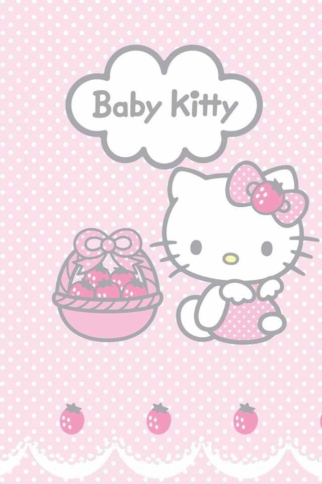 iphone壁纸 背景 hello kitty