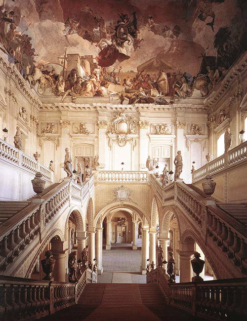 Tagged: antique, baroque, beautiful, building, luxury, renaissance, vintage, stairs, wall painting, art, history