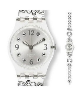 【swatch】斯沃琪 LK321G 时装女表 石英女士手表 腕表