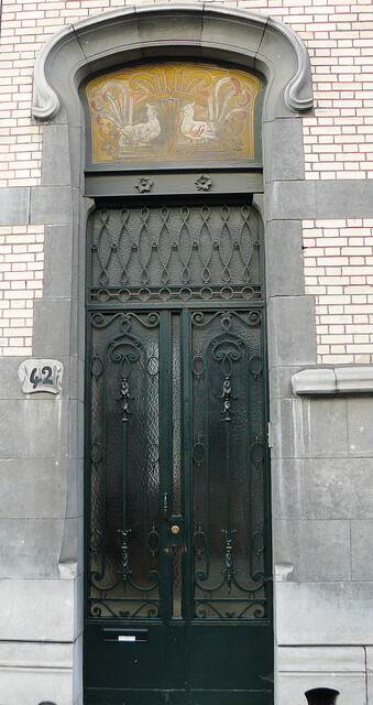 Bruxelles art nouveau (Belgique), rue de Belle Vue / Bellevue straat