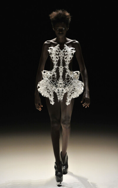 3D skeleton dress by iris van herpen~_ @ Akilly 的分享