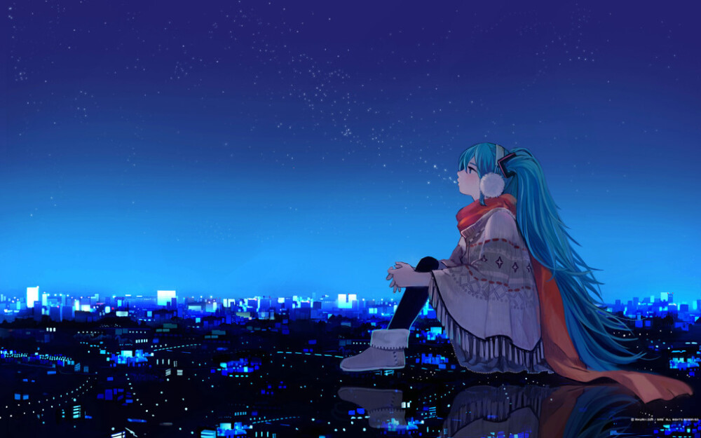 初音 无梦夜 插画