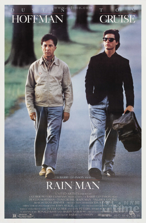 雨人Rain Man(1988)海报 #01 【两位都是好演技啊！！世界上还有什么可以打败亲情的呢？】