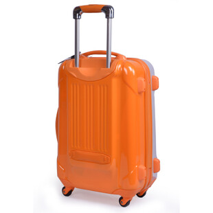 透明拉杆箱 橙色万向轮旅行箱