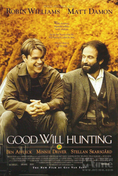 心灵捕手Good Will Hunting(1997)海报 #01 【孤独患者】