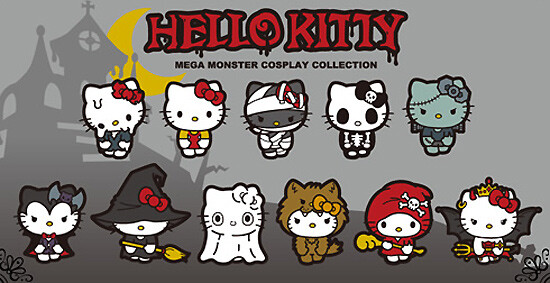 2011 HELLO KITTY MEGA MONSTER COSPLAY COLLECTION