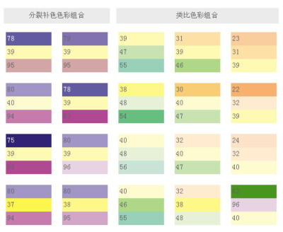 平面设计配色方案与色标大全(3)