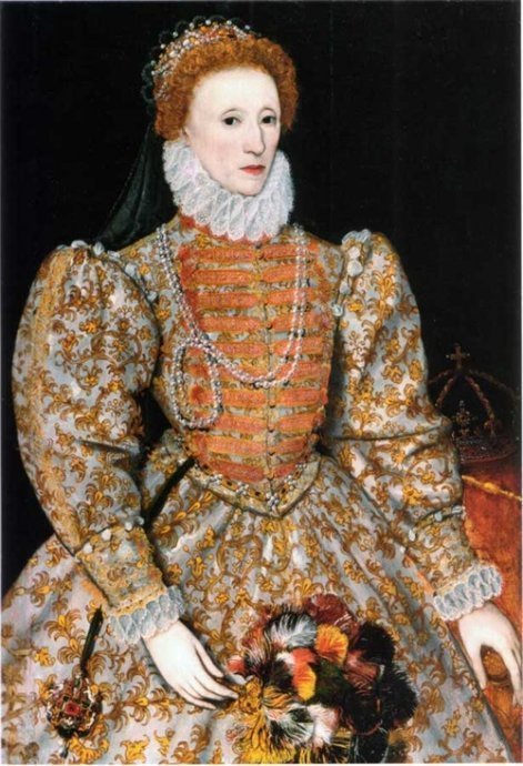 伊丽莎白一世（Elizabeth I，1533年9月7日--1603年3月24日），于1558年11月17日至1603年3月24日任英格兰王国和爱尔兰女王，是都铎王朝的第五位也是最后一位君主。她终身未嫁，因被称为“童贞女王”。她即位时不但成功地保持了英格兰的统一，而且在经过近半个世纪的统治后，使英格兰成为欧洲最强大的国家之一。英格兰文化也在此期间达到了一个顶峰，涌现出了诸如莎士比亚、弗朗西斯·培根这样的著名人物。英国在北美的殖民地亦在此期间开始确立。在英国历史上在位时被称为“伊丽莎白时期”，亦称为“黄金时代”。