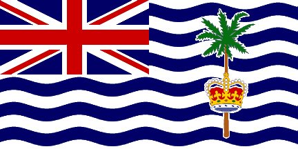 英属印度洋领地（British Indian Ocean Territory）。