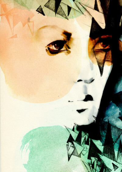 你的轮廓迷住我的双眼