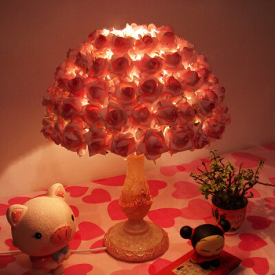 花团锦簇的创意台灯，情人节情人密语必备