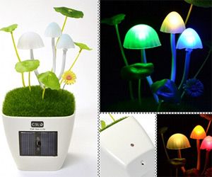 Acid Trip Mushroom Lamp