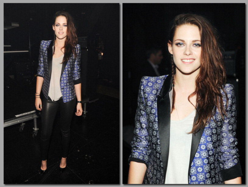 Kristen Stewart and Roberto Cavalli Resort 2013 Blazer