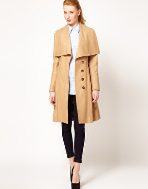 Image 4 of TED BAKER Belted Coat With Big Collar