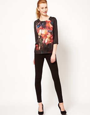 Image 4 of TED BAKER Sweet Pea Print Top