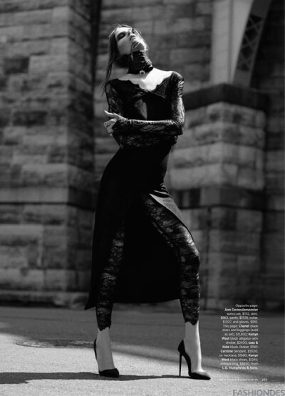 Caroline Brasch Nielsen by Benny Horne for Harper’s Bazaar Australia