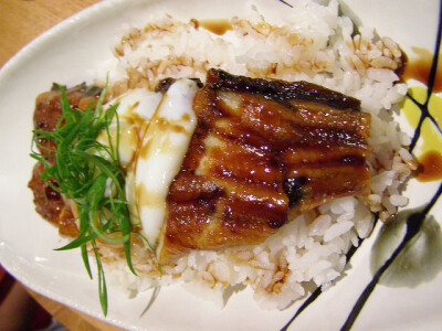 温泉玉子＋鰻魚ご飯