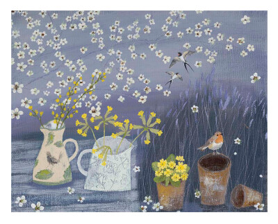 插畫家 Lucy Grossmith，五月花又稱山楂