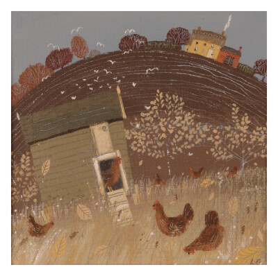 插畫家 Lucy Grossmith，秋季果園