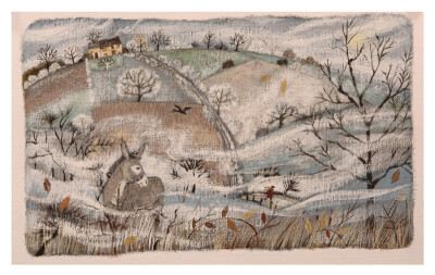 插畫家 Lucy Grossmith，冬季雪景