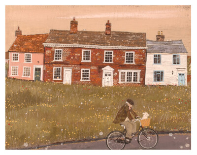  插畫家 Lucy Grossmith，騎自行車