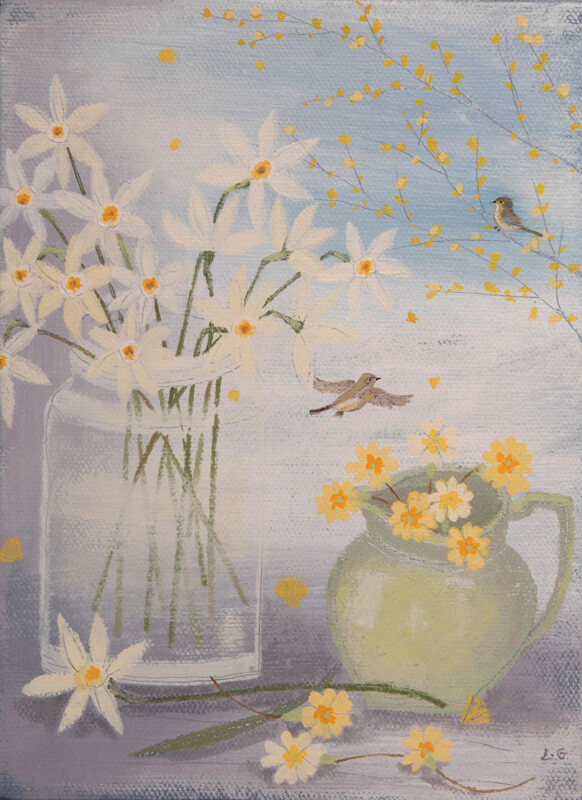 插畫家 Lucy Grossmith，春天生活