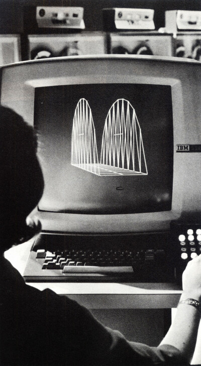 IBM 電腦屏幕／1972