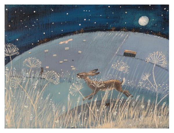 插畫家 Lucy Grossmith，月光